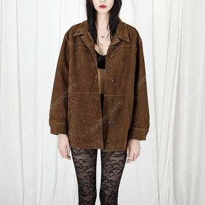 베르데오시도 Western jacket 스웨이드 구스다운 포함 S (택포)