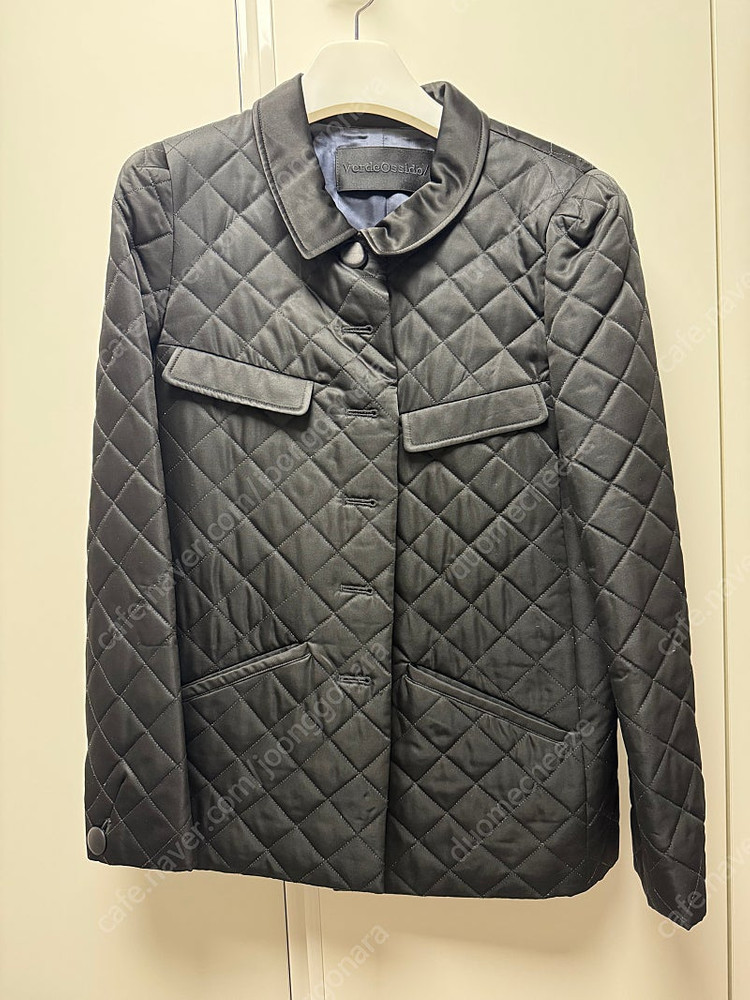 베르데오시도 실크 퀼팅 구스다운 자켓 (경량패딩) M (택포)--2