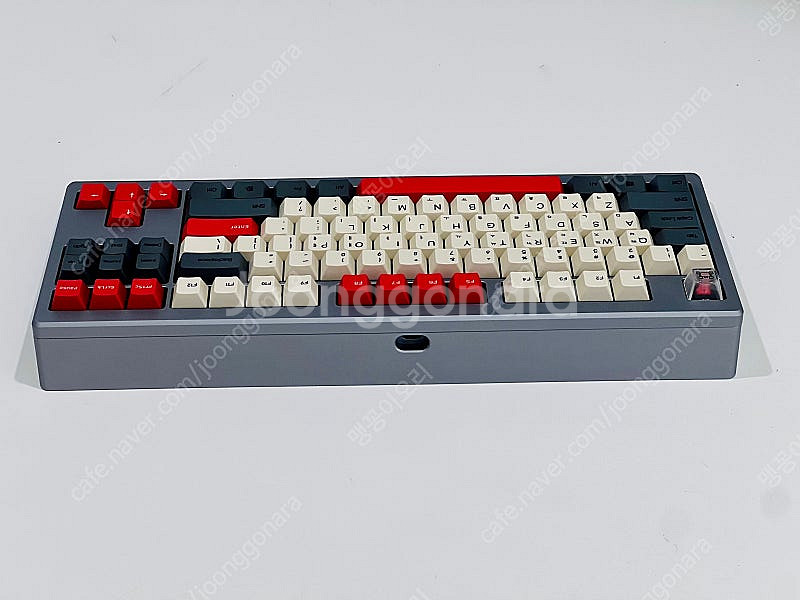 앱코 AR87 풀알루미늄 적축 키보드--2