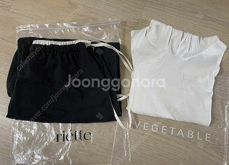 택달린 새상품. 리에뜨 뮬슬랙스 블랙, 베지터블 립베일...--0
