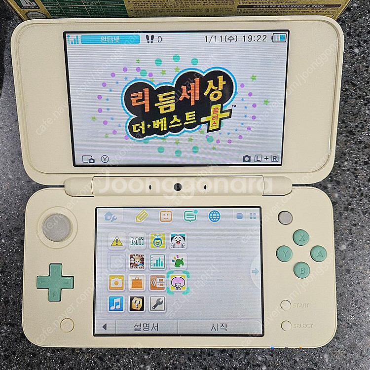 new 닌텐도 2ds xl 튀동숲 리듬세상--2
