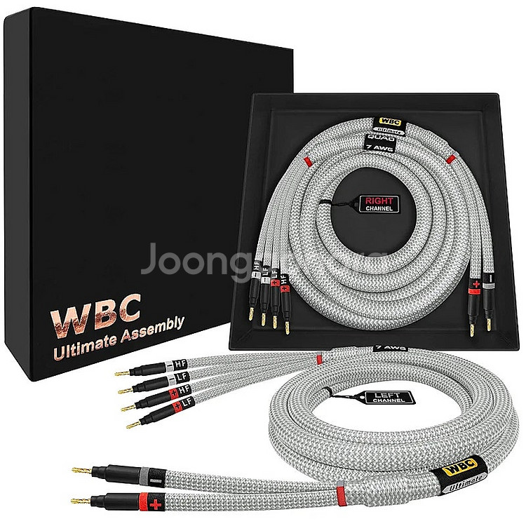 WBC Ultimate 7AWG 스피커 케이블--2