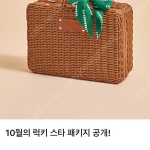 스타벅스 라탄 가방
