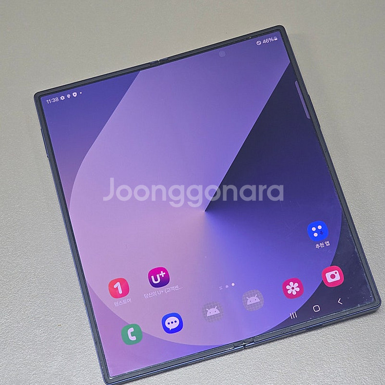 갤럭시 Z폴드6 블루 256기가 24년 7월개통 파손 ...--3