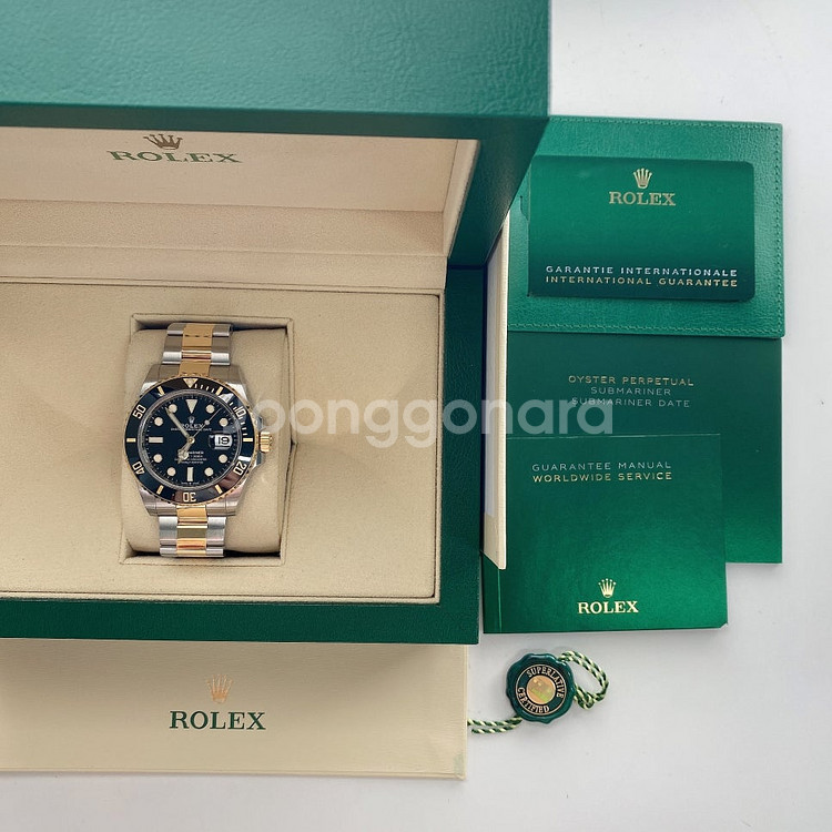 롤렉스 서브마리너 신형 흑콤비 126613LN - 2022년식--5