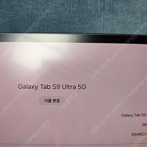 갤럭시탭 s9 울트라 512g 5g 와콤원펜