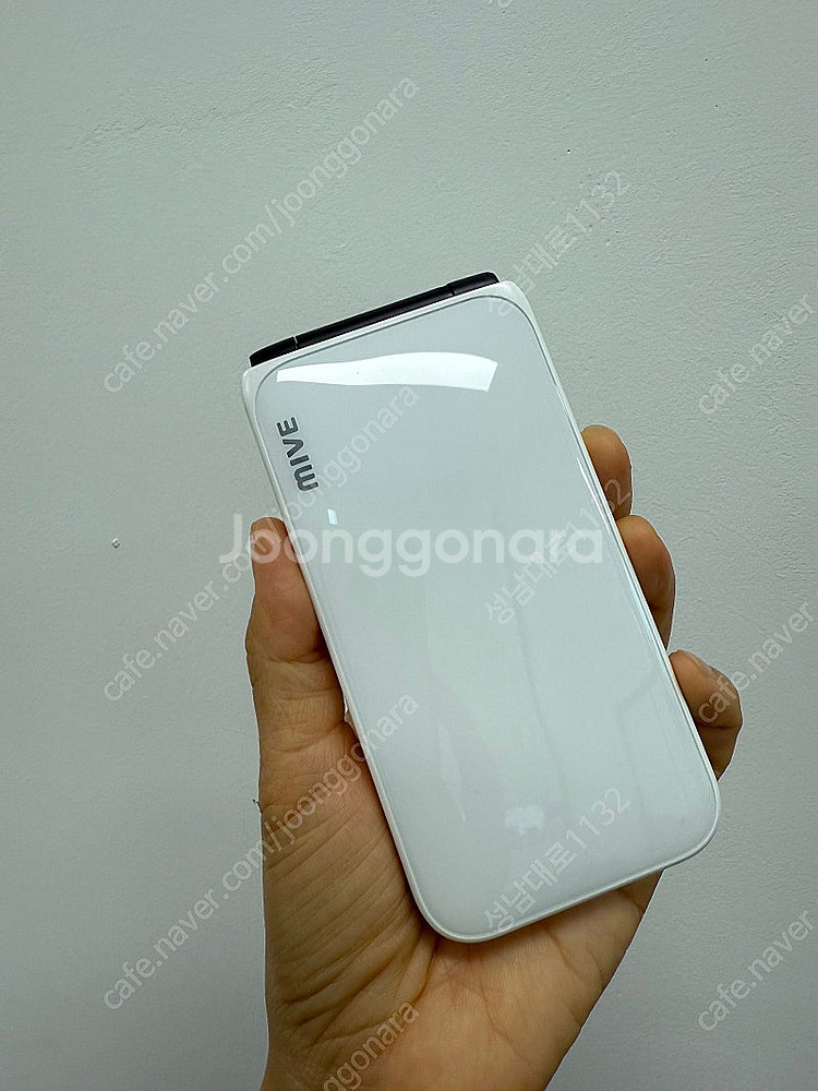 M120 (MIVE)마이브 스타일폴더폰 화이트 32기가...--0