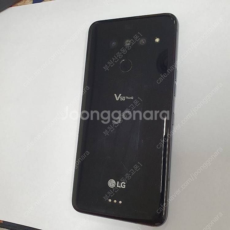 199502 LG V50 블랙 128기가 무잔상 액정약...--0