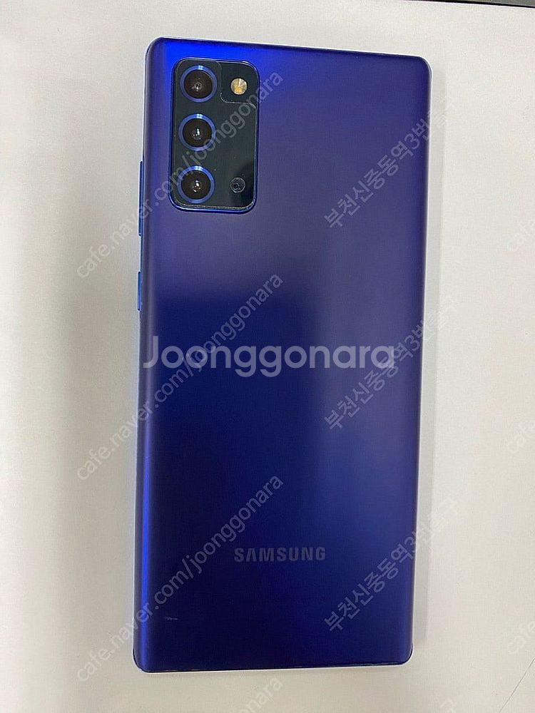 031672 SK 갤럭시노트20 블루 AA급 256GB...--0