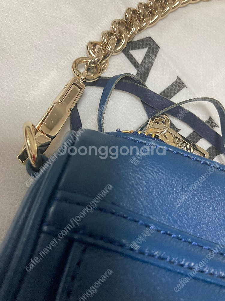 레베카 밍코프 미니맥 블루 네이비 금장 팝니다--4