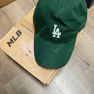 mlb모자 초록 팝니다