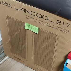 리안리 랜쿨 LANCOOL 217 PC케이스 (블랙) 풀박스 팝니다