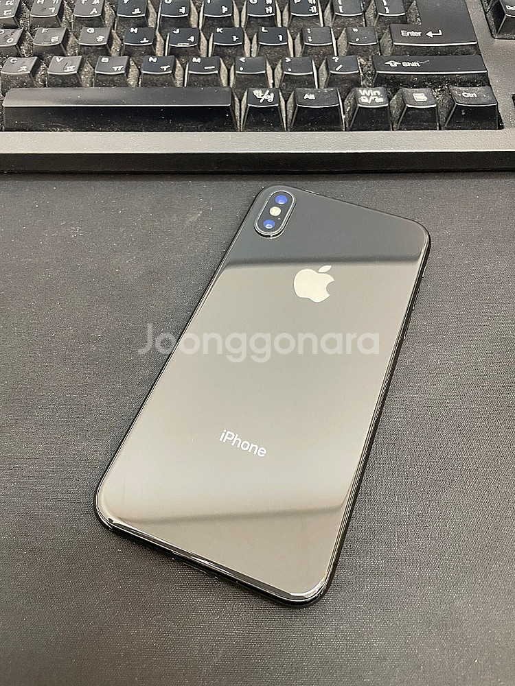 아이폰X 그레이 64GB 배터리87% 상태좋은 중고22...--0