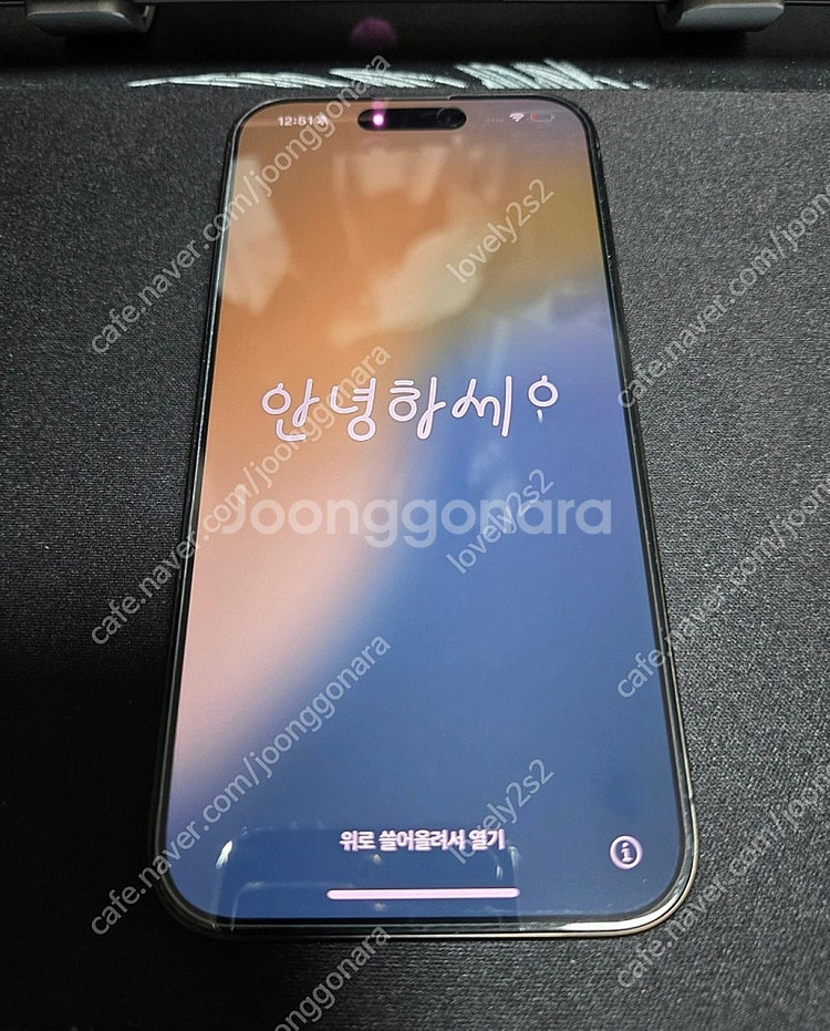 아이폰 15 프로 블랙티타늄--1