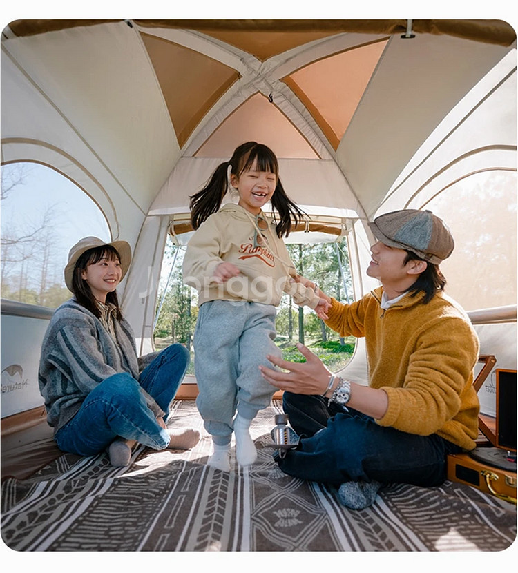 네이처하이크 야외 실버 코팅 자외선 차단 에어텐트--2