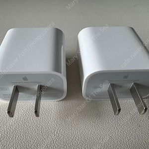 애플 어댑터 110V 미국 일본 여행용 (새제품 2개)