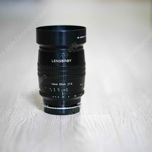 m4/3마운트 Lensbaby Velvet 85mm f/1.8 수동렌즈 판매