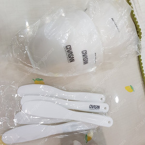 영국 시바산 팩그릇 스패출러 5종 세트 만오천원 새상품