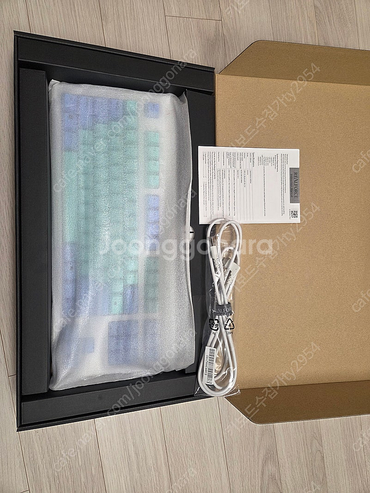 리얼포스 R3BT APC 30g 민트 블루 유/무선 토...--2