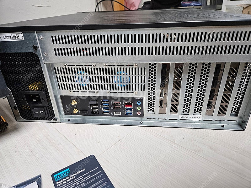 AI GPU 서버 팝니다. 4090 2WAY--5