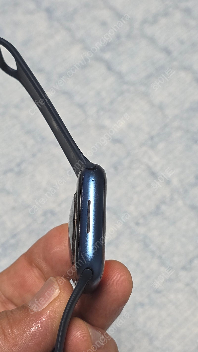 애플워치7 블루 셀룰러 45mm--2