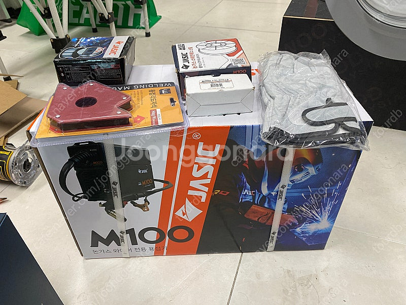 JASIC M100 엠백 논가스 전용 CO2용접기 노가...--0