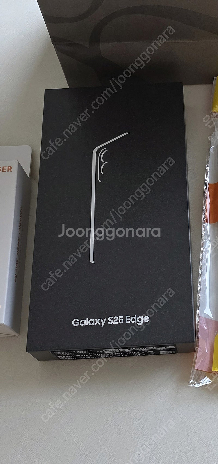 [새제품]갤럭시 s25 엣지 512g 아이스블루 자급제--0