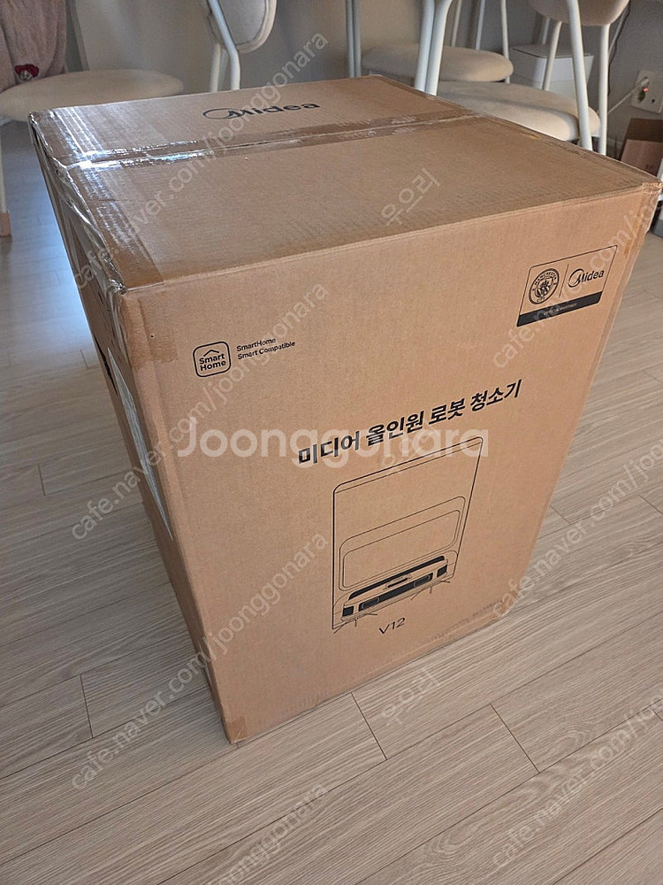 미디어 올인원 로봇청소기 V12 새상품--0