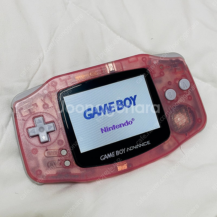 [GBA] 게임보이 어드밴스 클리어 핑크 IPS v5 ...--0