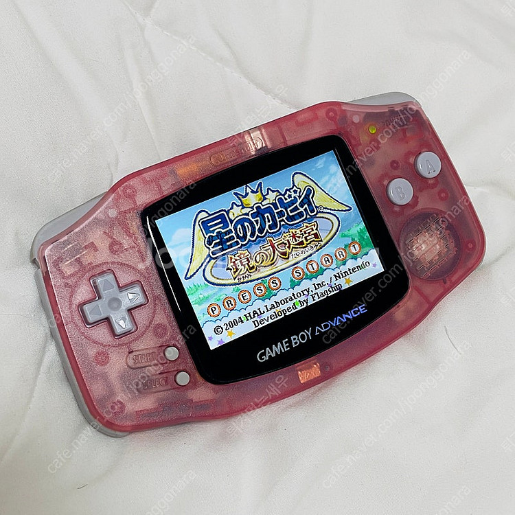 [GBA] 게임보이 어드밴스 클리어 핑크 IPS v5 ...--2