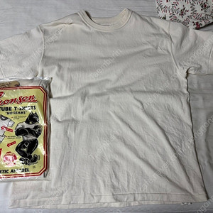 [3XL] 브론슨 튜블라 루프휠 티셔츠 크림