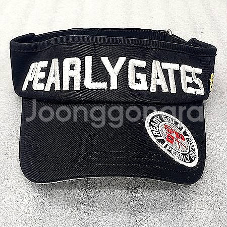 PEARLY GATES 검정색 썬캡 Free 사이즈​--1