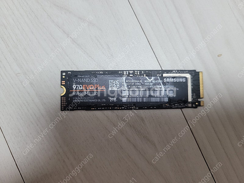 삼성 SAMSUNG 970 EVO PLUS 2TB팝니다.--0