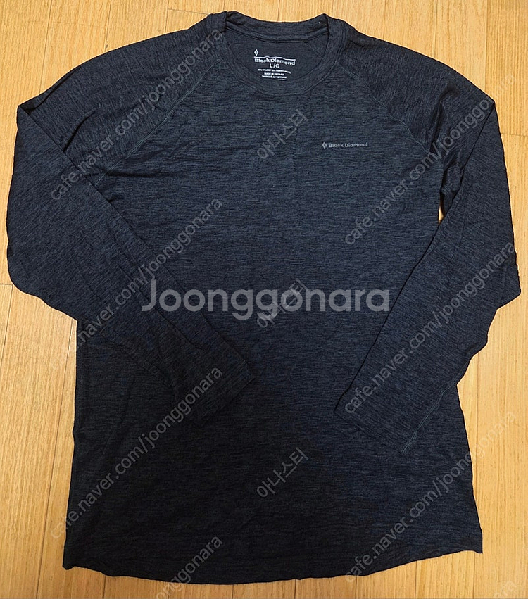 블랙다이아몬드 메리노울 리듬 긴팔 L--0