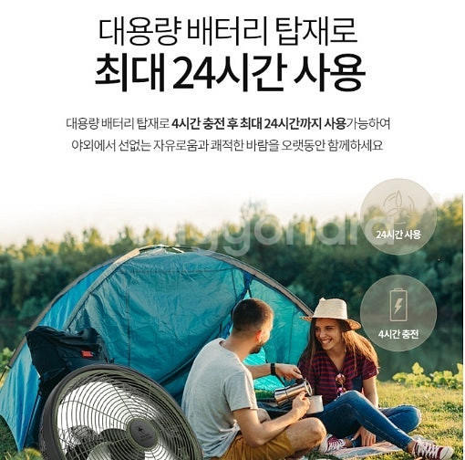 스위스 와일드스톰 무선 선풍기 방수기능 캠핑선풍기 사고...--5