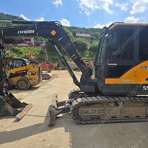 중고굴삭기 현대 R55산 2014년 11월식 고무패드, 코집, 회라 장착, 경북 고령소재 010-3563-6002