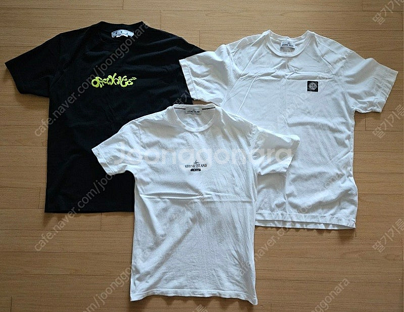 오프화이트 L , 스톤아일랜드 M , 스톤아일랜드S--0