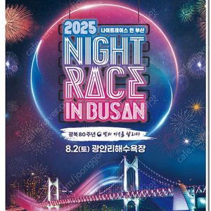 2025 부산 나이트 레이스 2매 95,100
