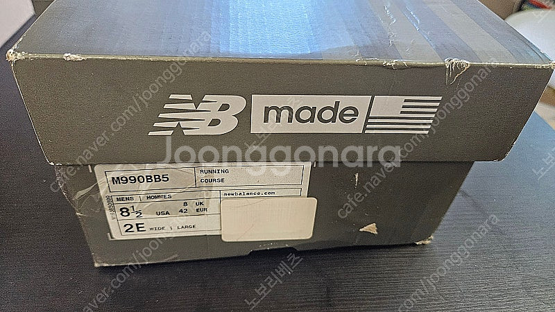 뉴발란스 990 V5 트리플블랙 Made in USA ...--1