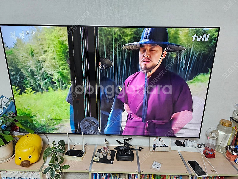 액정 파손 LED TV (삼성-KU65UT7000FXK...--0