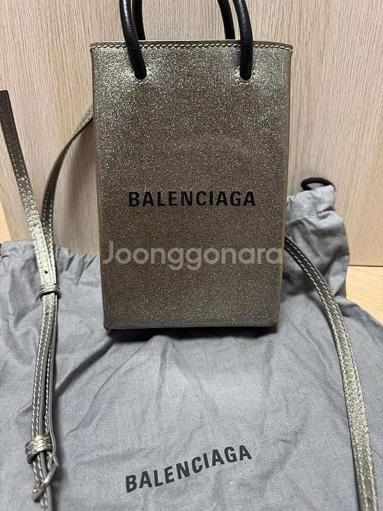 발렌시아가 폰홀더백 정품--0