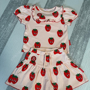 베베드피노 딸기 상하복 110