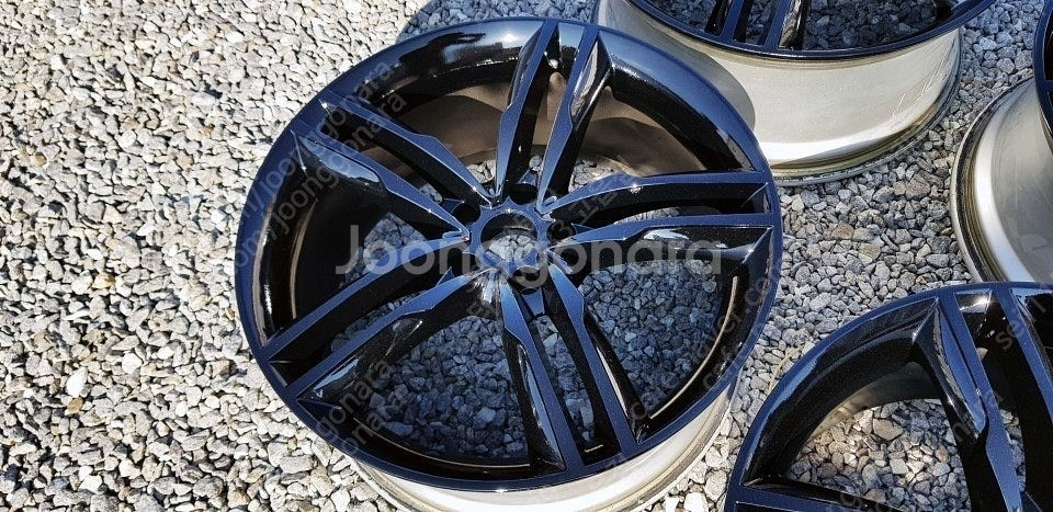 (판매)20인치 아우디S7 st 유광블랙 중고휠 한대분...--4