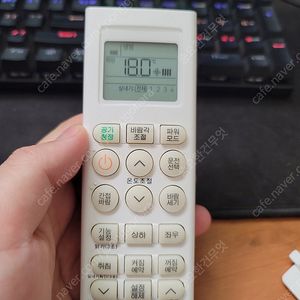 LG전자 휘센 정품 AKB75735408 PWLSSB22H 천장형 시스템 에어컨 리모컨 냉난방겸용