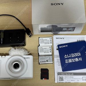 소니 zv-1f 화이트 브이로그 카메라