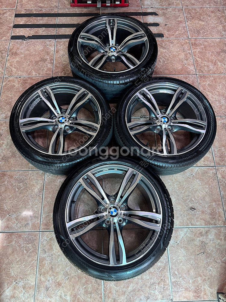 BMW m5 스타일 19인치 휠타이어 팝니다(520d,...--5