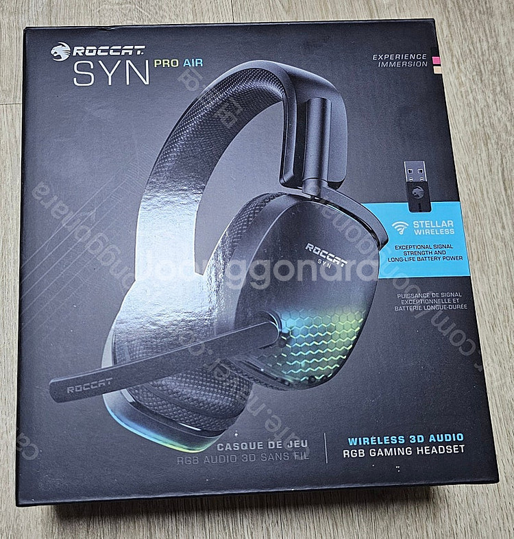 ROCCAT 헤드셋 SYN PRO AIR 풀박스 + 거...--2