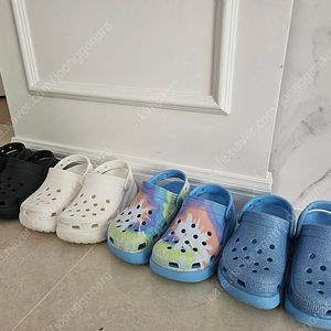 굽 크록스 c13 4켤레 일괄