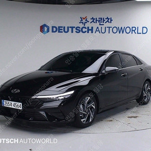 아반떼 중고 아반떼 CN7 중고 아반떼 신형 중고 검정색 2024년식 9,965km 1.6 가솔린 인스퍼레이션 중고자동차