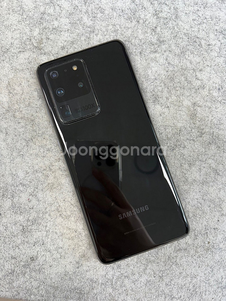 갤럭시S20울트라 블랙 256G 미파손 정상작동 가성비 단말기 서브용 추천 16만 판매합니다--1